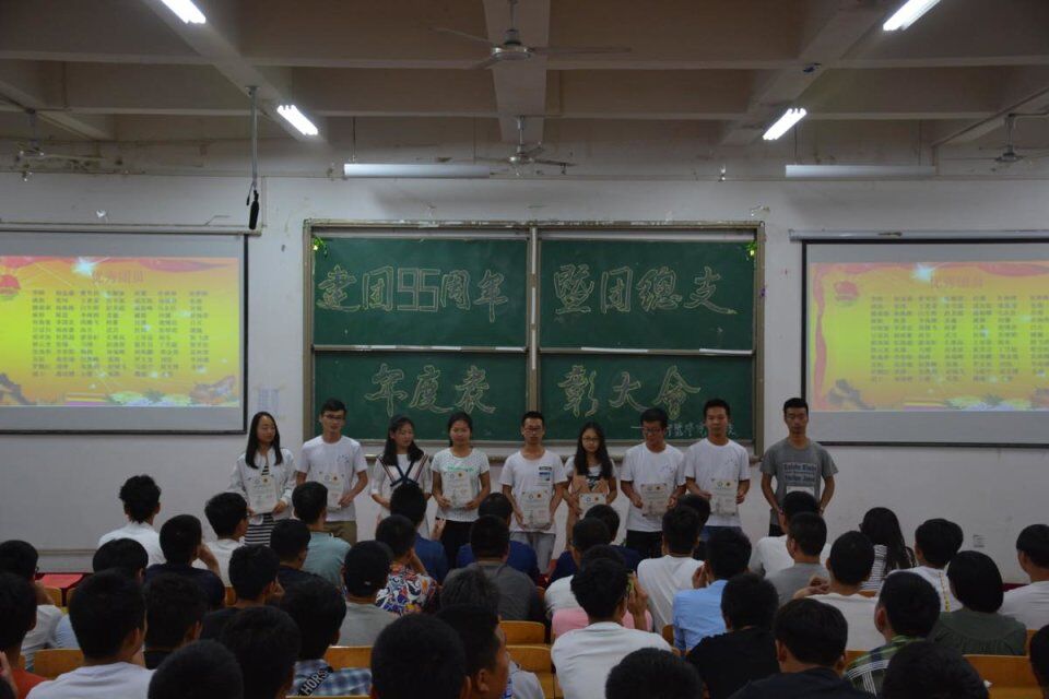 建团95周年暨团总支年度表彰大会